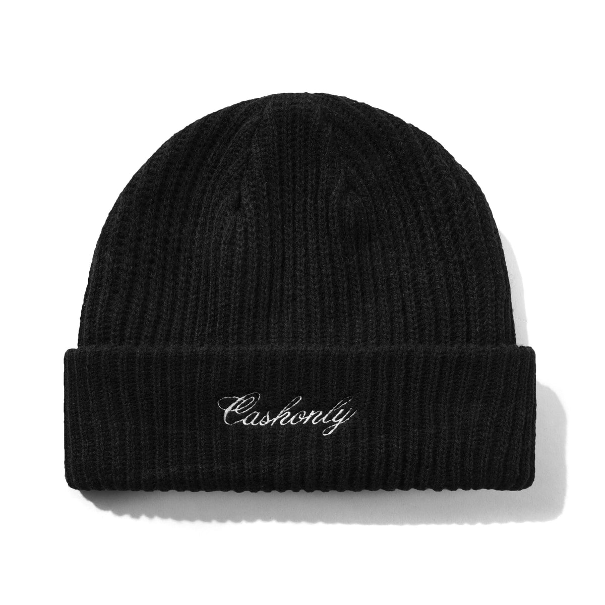 Cash Only Script Beanie in Black | Shop Cash Only clothing online with Pavement + Free Aotearoa NZ shipping over $100*!