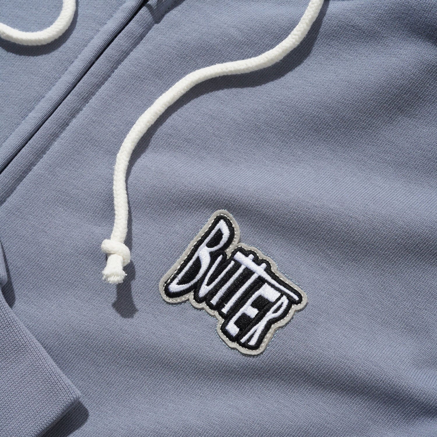 Butter Goods Sketch Zip-Thru Hood - Ocean | Shop Butter Goods clothing online with Pavement Skate Store with free Aotearoa NZ shipping over $100*!