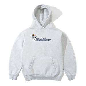 Butter Goods X Peanuts Spike Logo Hoody in Ash | Shop Butter Goods with free Aotearoa shipping over $100* with Pavement Skate Store online!