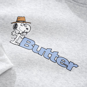 Butter Goods X Peanuts Spike Logo Hoody in Ash | Shop Butter Goods with free Aotearoa shipping over $100* with Pavement Skate Store online!