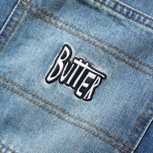 Butter Goods X Peanuts Spike Work Shorts in Distressed Indigo | Shop Butter Goods with free Aotearoa shipping over $100* with Pavement Skate Store online!