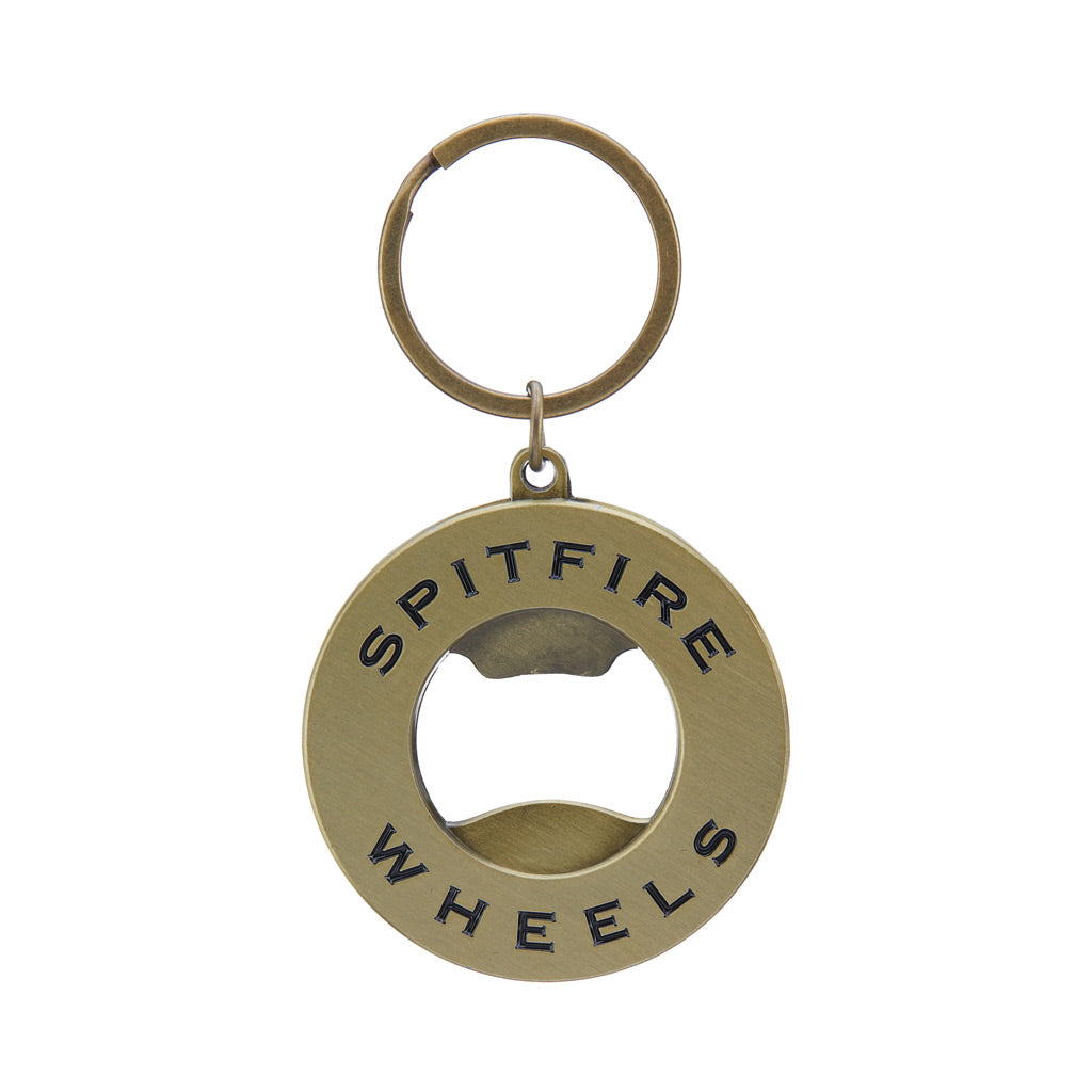 Spitfire Classic Swirl Bottle Opener Key Chain. Free Aotearoa NZ shipping over $100* when you order Spitfire accessories online with Pavement Skate Store!