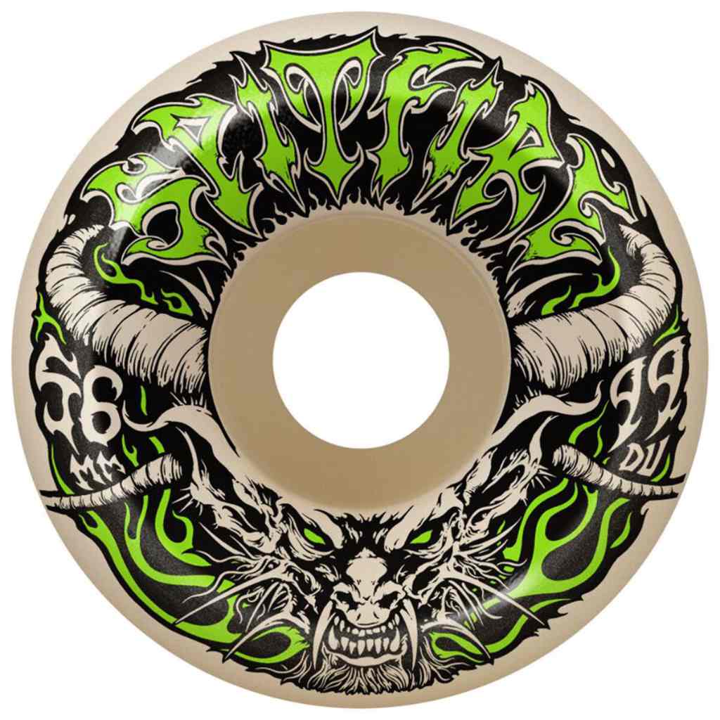 Spitfire F4 Demon Redux Conical Full 99A 56mm Skateboard Wheels | Free Aotearoa NZ shipping on Spitfire orders over $100* with Pavement Skate Store online!