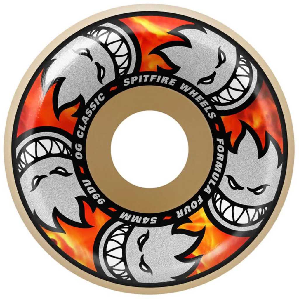 Spitfire Formula Four Team Multiball OG Classic 99D 54mm | Shop skateboard parts online with Pavement Skate Store with free Aotearoa NZ shipping over $100*!