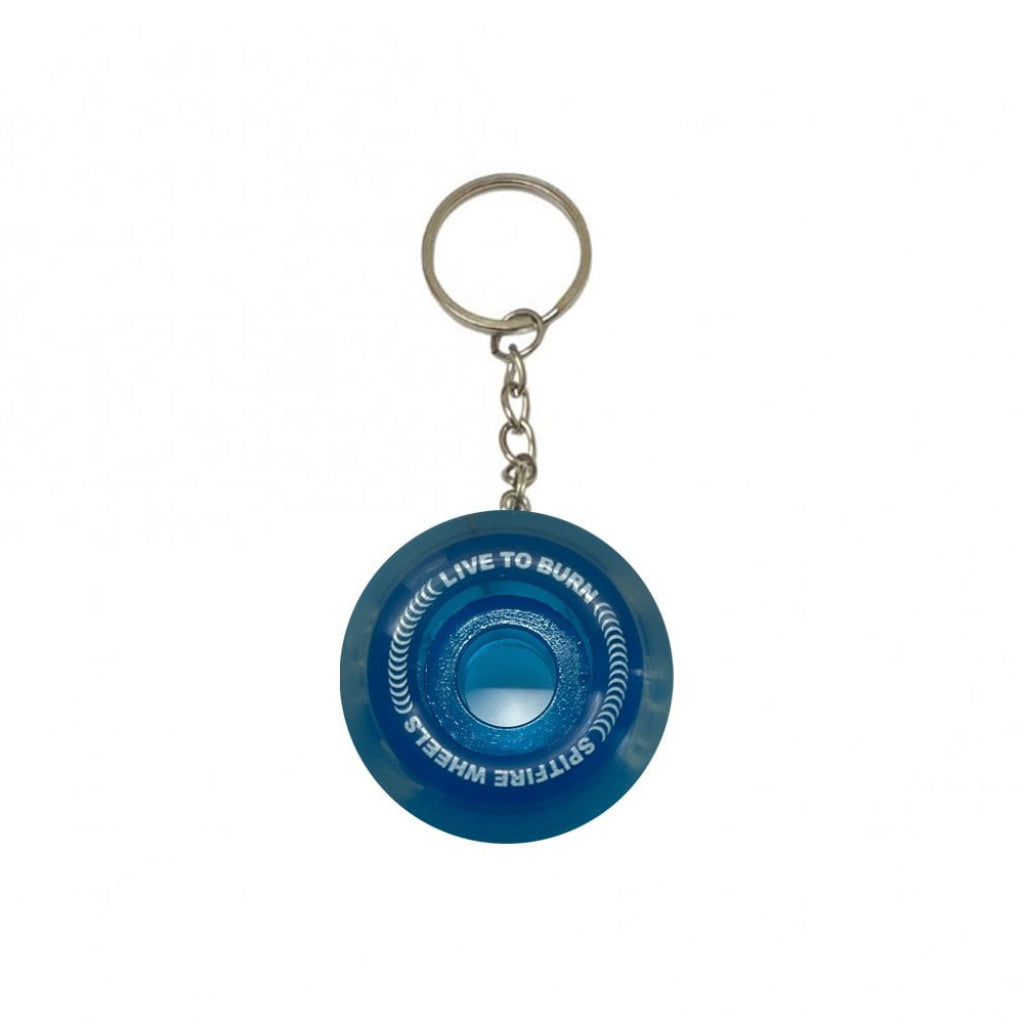 Spitfire Mini Wheel Key Chain in Sapphire | Shop Spitfire skateboarding accessories online with Pavement Skate Store with free Aotearoa NZ shipping over $100*!