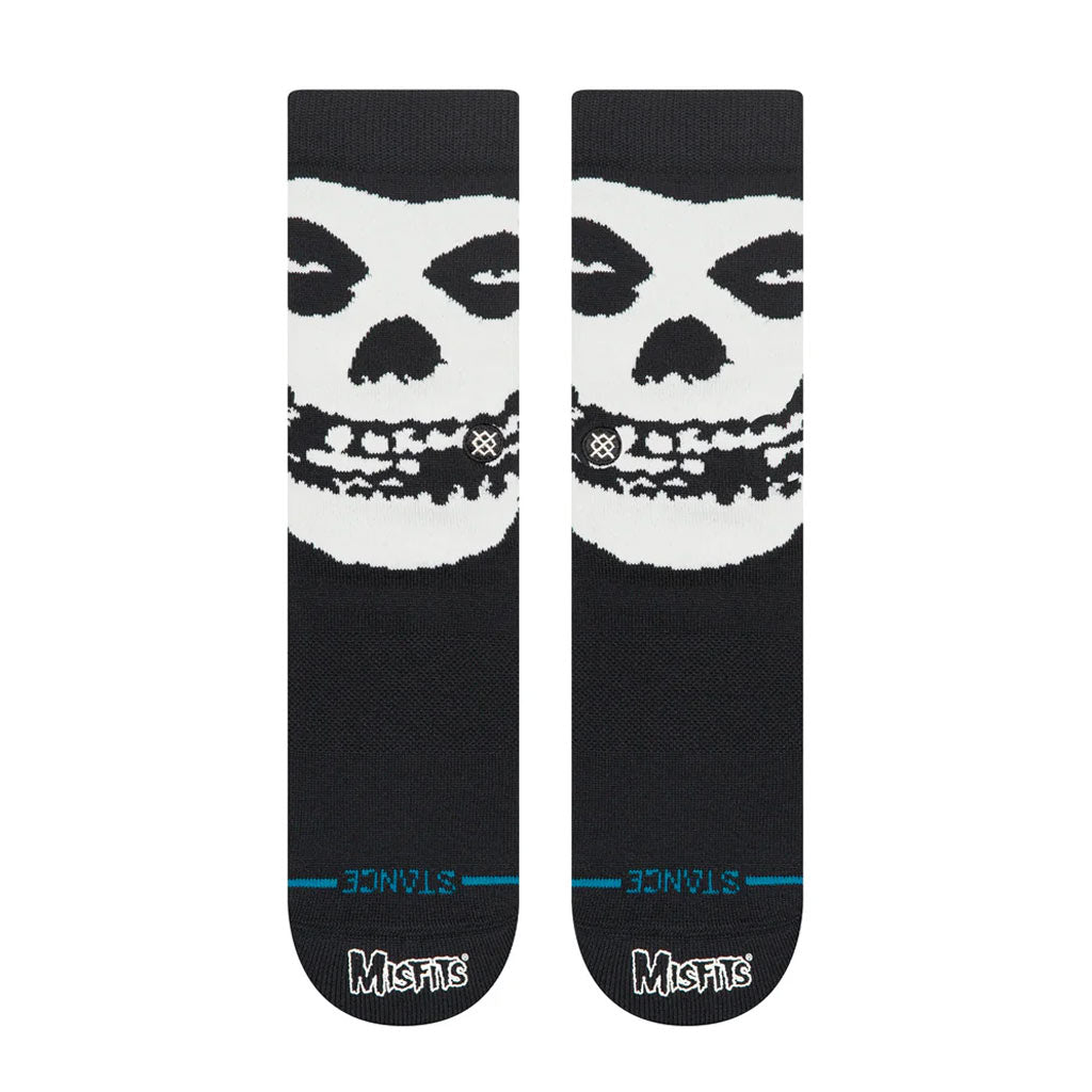Stance X Misfits Beware Crew Socks - Black | Free Aotearoa NZ shipping over $100* when you shop Stance Socks online with Pavement Skate Store!