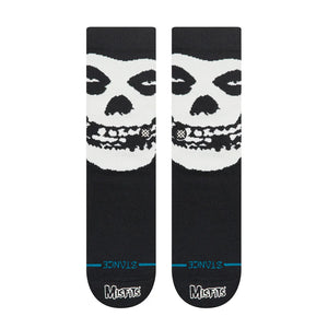 Stance X Misfits Beware Crew Socks - Black | Free Aotearoa NZ shipping over $100* when you shop Stance Socks online with Pavement Skate Store!
