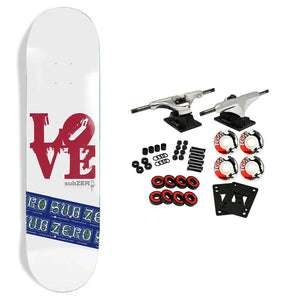 Sub Zero Love Park Complete 8.0" | Shop skateboards with free Aotearoa NZ shipping over $100* online with Pavement Skate Store!