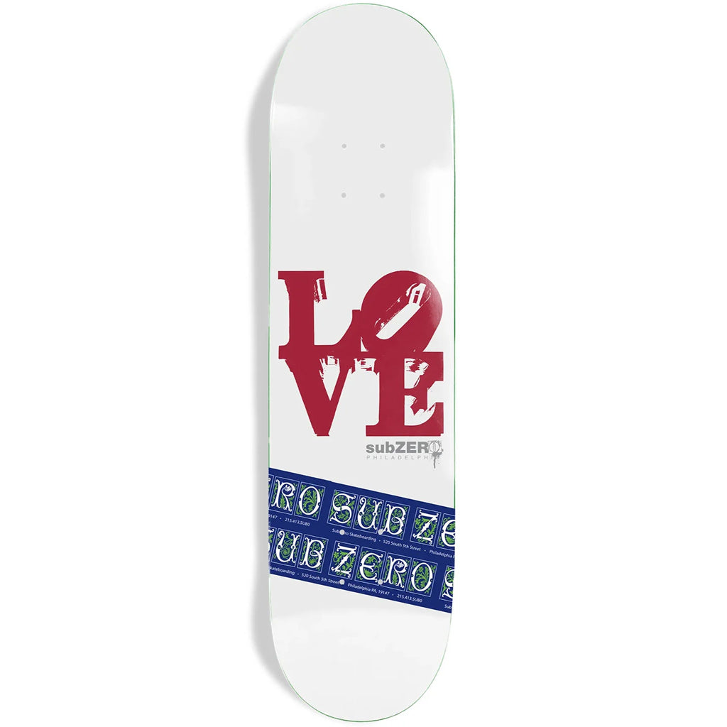 Sub Zero Love Park Complete 8.0" | Shop skateboards with free Aotearoa NZ shipping over $100* online with Pavement Skate Store!