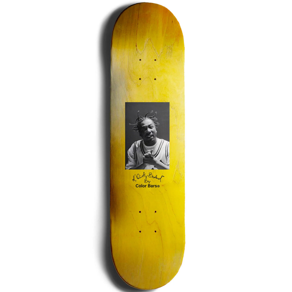 Color Bars X Ol' Dirty Bastard Portrait Skateboard Portrait Deck 8.25" | Free Aotearoa shipping when you order online with Pavement Skate Store.