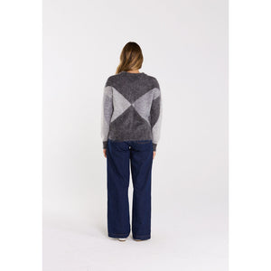 Thing Thing Astrid Jumper - Greyscale | Free Aotearoa NZ shipping on your Thing Thing clothing orders over $100* with Pavement Skate Store!