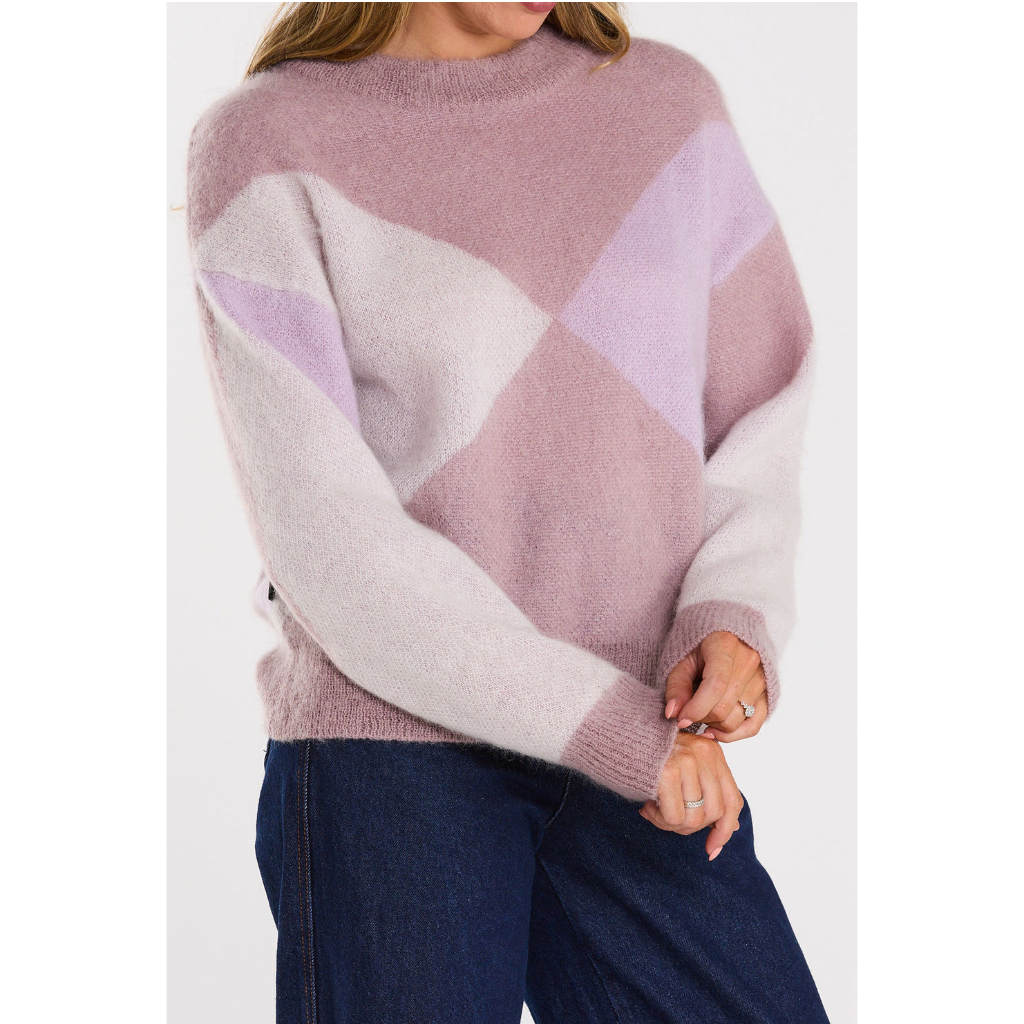 Thing Thing Astrid Jumper - Wisteria Wash | Free Aotearoa NZ shipping on your Thing Thing clothing orders over $100* with Pavement Skate Store!