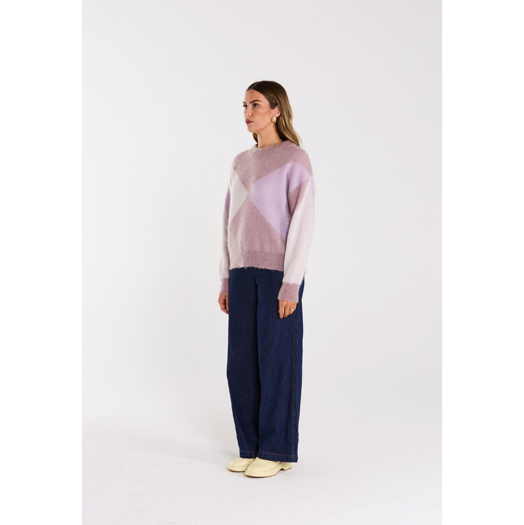 Thing Thing Astrid Jumper - Wisteria Wash | Free Aotearoa NZ shipping on your Thing Thing clothing orders over $100* with Pavement Skate Store!