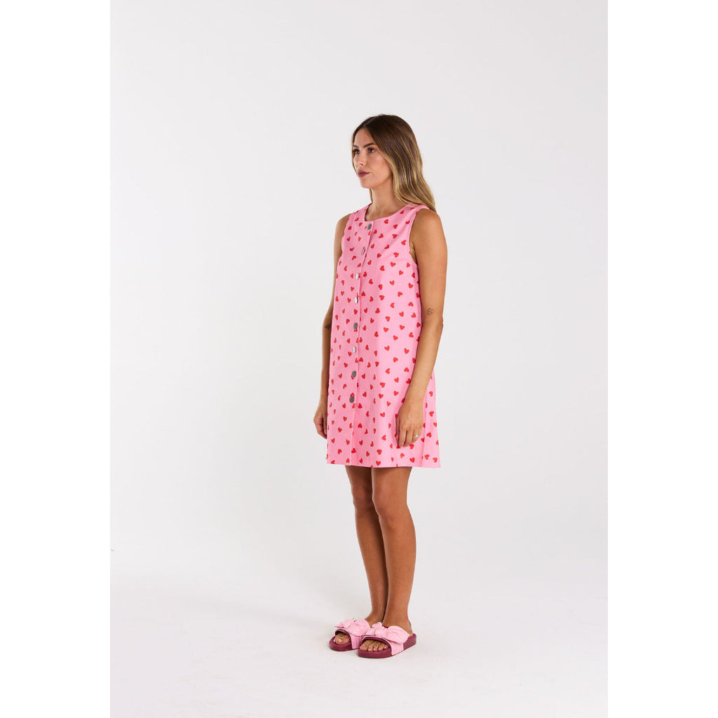 Thing Thing Effortless Dress in Valentines | Shop Thing Thing clothing with Pavement Skate Shop and enjoy free Aotearoa NZ shipping on orders over $100*!
