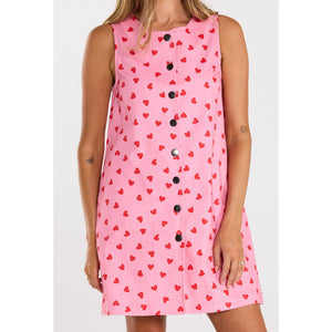 Thing Thing Effortless Dress in Valentines | Shop Thing Thing clothing with Pavement Skate Shop and enjoy free Aotearoa NZ shipping on orders over $100*!