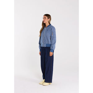 Thing Thing Flight Jacket in Skyline Denim | Shop Thing Thing clothing online with Pavement Skate Store with free Aotearoa NZ shipping over $100*!