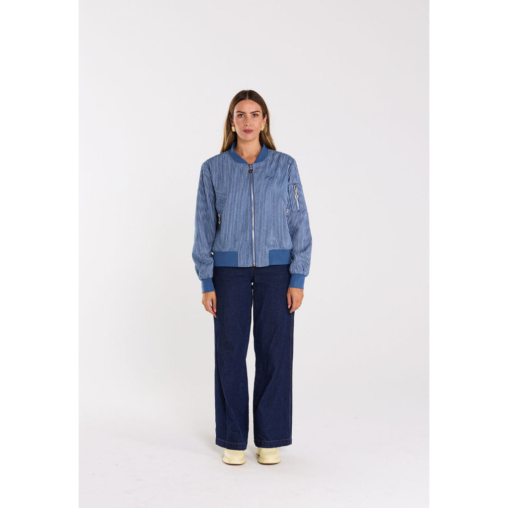 Thing Thing Flight Jacket in Skyline Denim | Shop Thing Thing clothing online with Pavement Skate Store with free Aotearoa NZ shipping over $100*!
