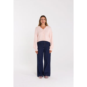 Thing Thing Huddle Cardigan in Milkshake | Shop Thing Thing clothing with Pavement Skate Shop and enjoy free Aotearoa NZ shipping on orders over $100*!