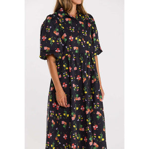 Thing Thing Lucina Dress in Vivid Noir | Shop Thing Thing clothing with Pavement Skate Shop and enjoy free Aotearoa NZ shipping on orders over $100*!