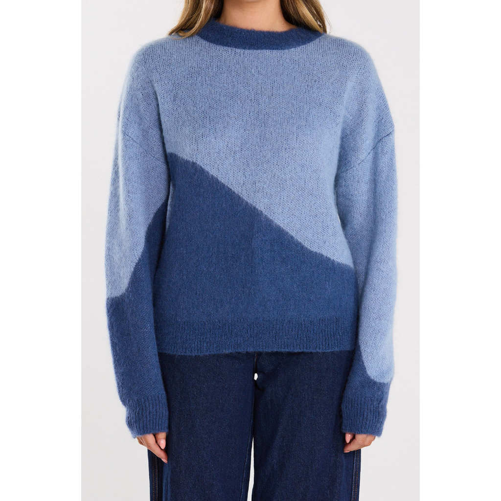 Thing Thing Split Jumper in Twilight Blue | Shop Thing Thing clothing online with Pavement Skate Store with free Aotearoa NZ shipping over $100*!