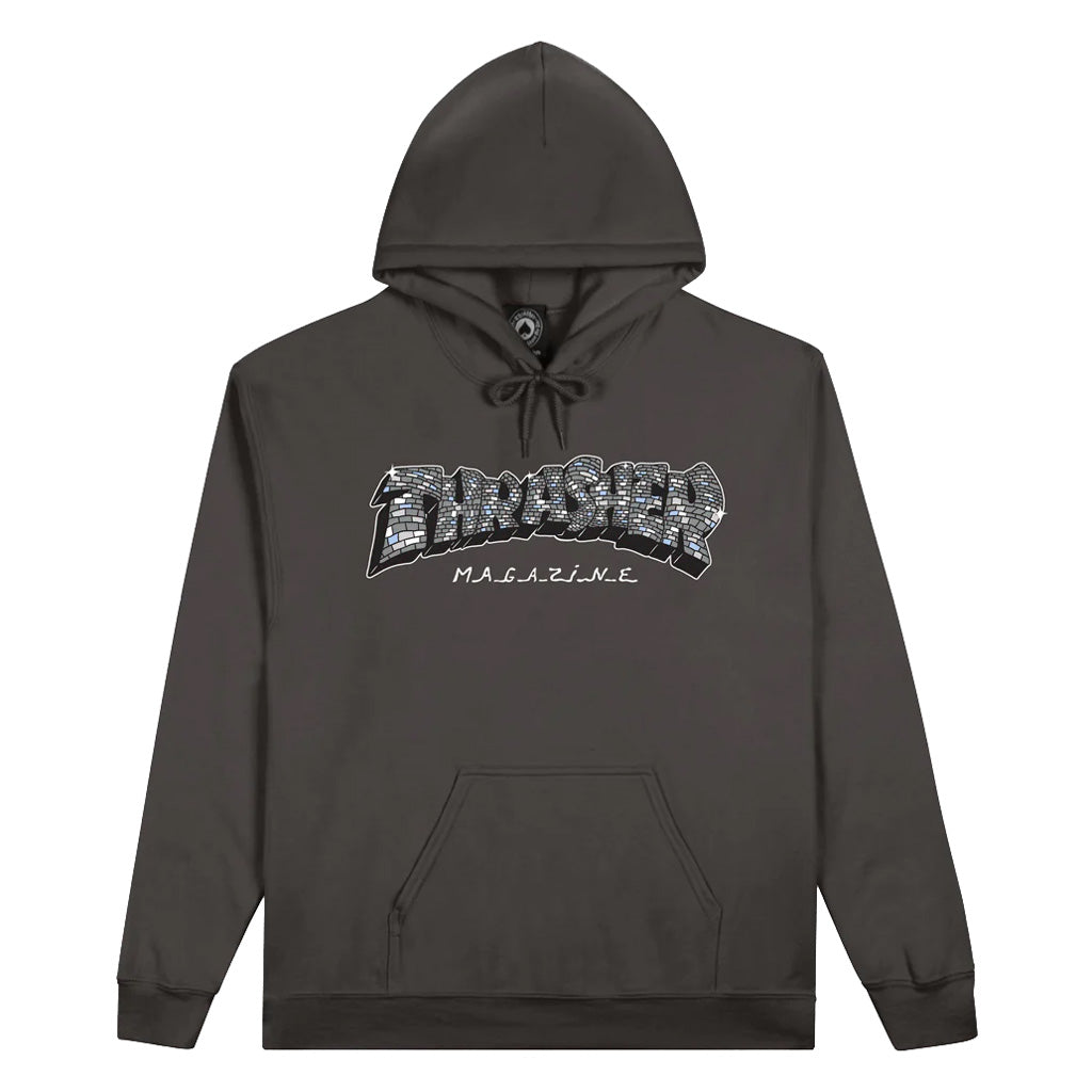 Thrasher Disco By Spanky Hood - Charcoal | Free Aotearoa NZ shipping over $100* when you buy Thrasher online with Pavement Skate Store.