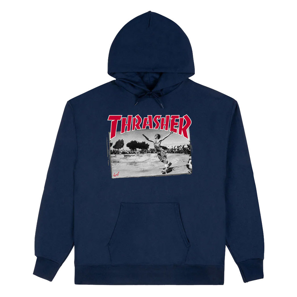 Thrasher Jake Dish Hood in Navy | Free Aotearoa NZ shipping on your Thrasher orders over $100* when you shop with Pavement Skate Store!