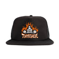 Thrasher Who Cares Snapback - Black | Free Aotearoa NZ shipping over $100* when you shop online with Pavement Skate Store!