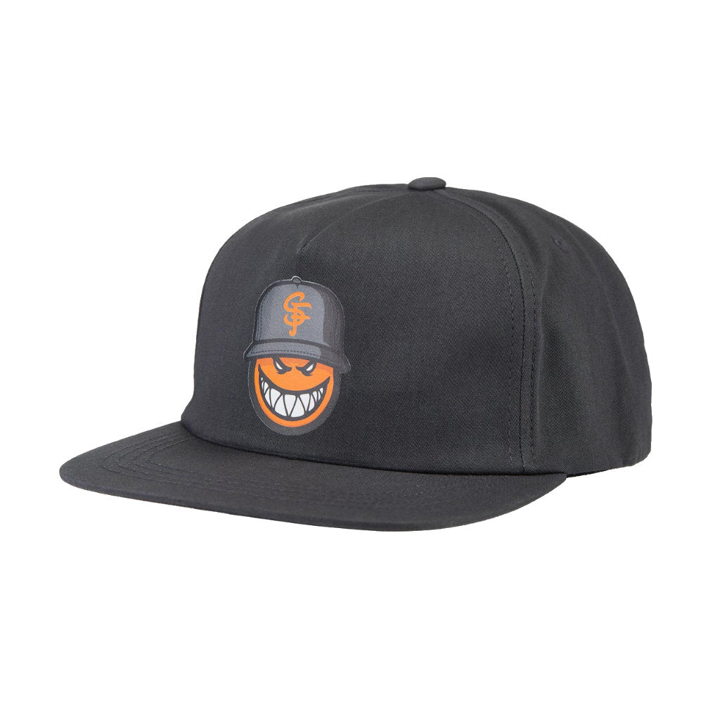 Thrasher X Spitfire SF LOC Snapback in Charcoal | Shop Thrasher clothing with Pavement Skate Shop and enjoy free Aotearoa NZ shipping on orders over $100*!