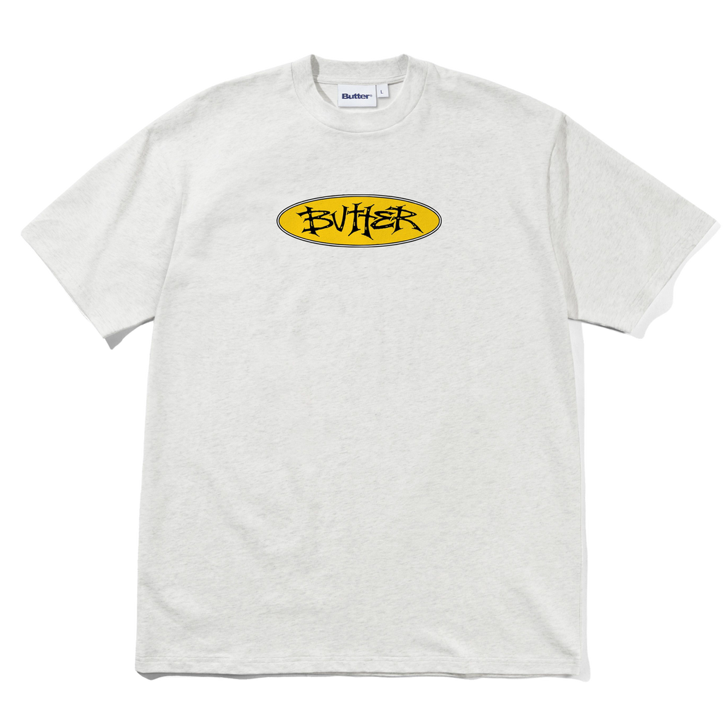 Butter Goods Tide Tee - Ash | Shop Butter Goods clothing online with Pavement Skate Store with free Aotearoa NZ shipping over $100*!