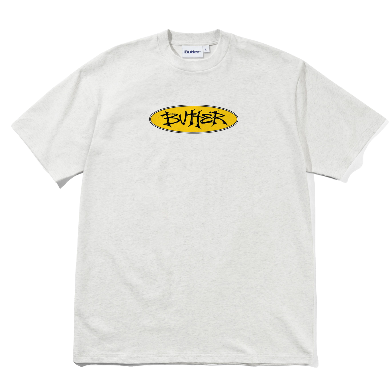 Butter Goods Tide Tee - Ash | Shop Butter Goods clothing online with Pavement Skate Store with free Aotearoa NZ shipping over $100*!
