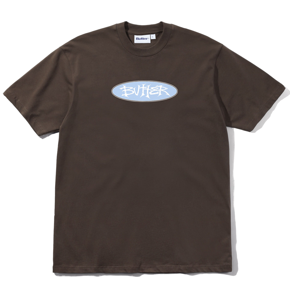 Butter Goods Tide Tee - Chestnut | Shop Butter Goods clothing online with Pavement Skate Store with free Aotearoa NZ shipping over $100*!