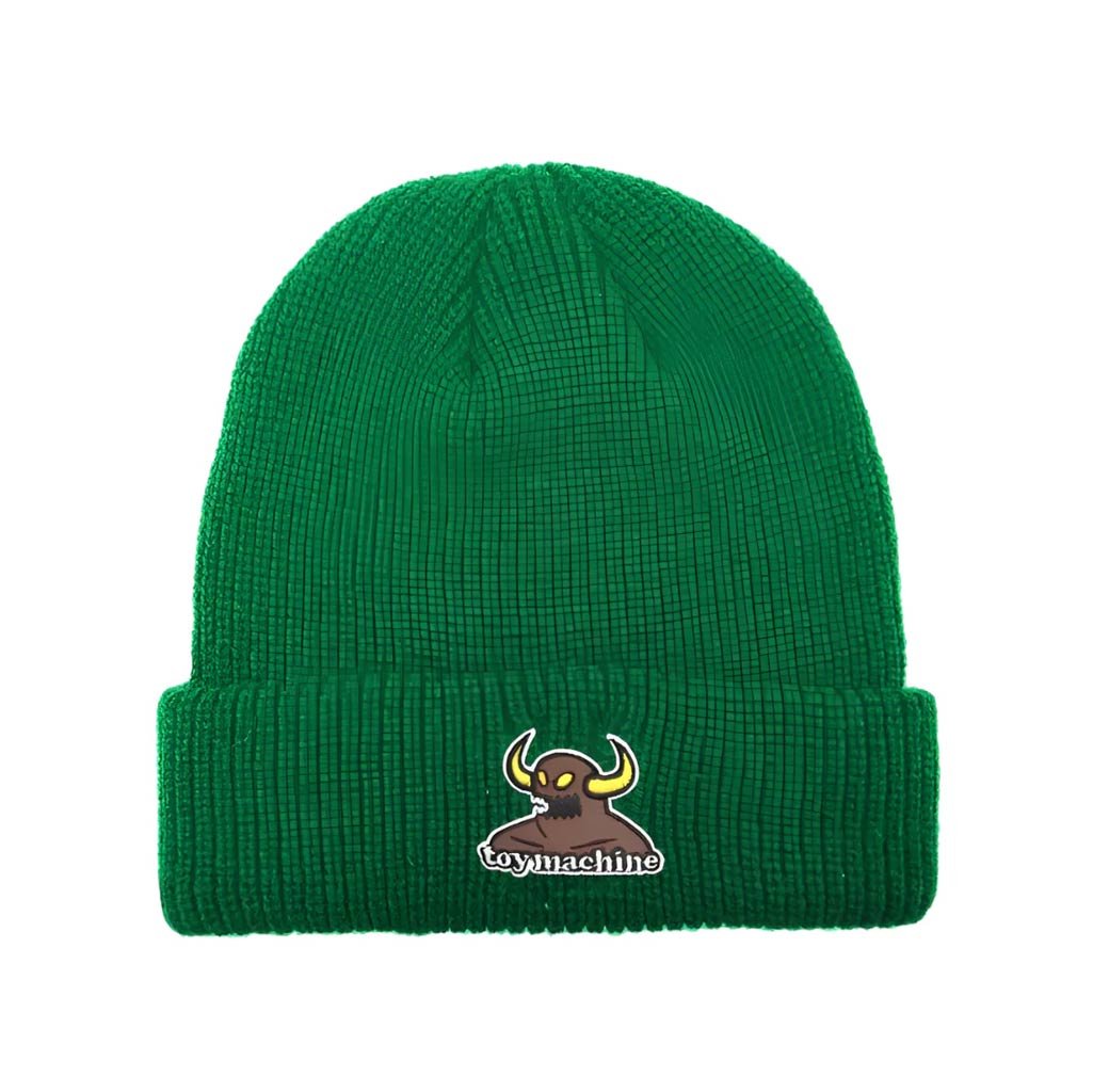 Shop Toy Machine Monster Beanie in Kelly Green with Pavement Skate Store and receive free Aotearoa NZ shipping over $100* when you buy online!