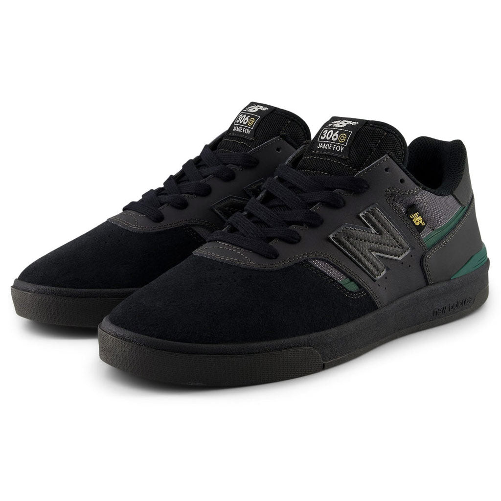 NB Numeric Jamie Foy 306 Cup - Black/Black UN306CSP | Shop skate shoes online with Pavement Skate Store with free Aotearoa NZ shipping on orders over $100*!