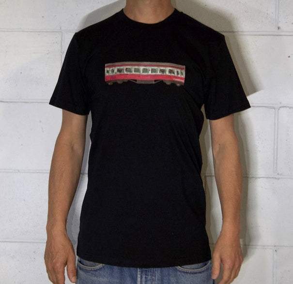 UNCONDITIONAL LE BLANK TRAIN TEE - BLACK