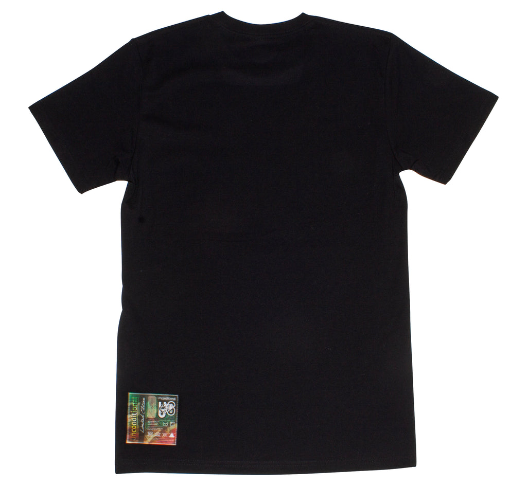 UNCONDITIONAL LE BLANK TRAIN TEE - BLACK