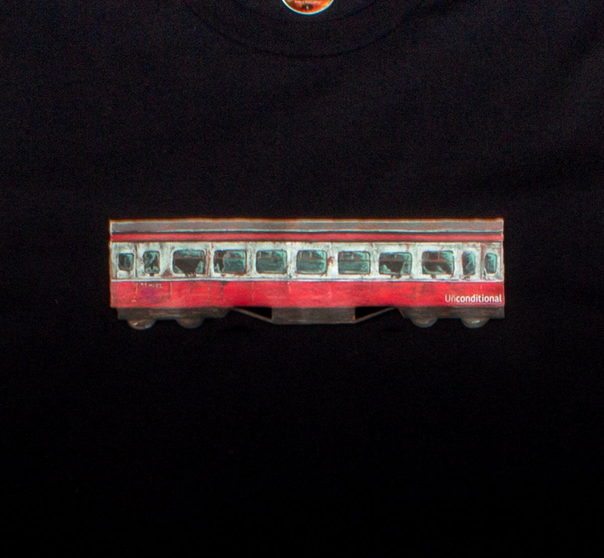 UNCONDITIONAL LE BLANK TRAIN TEE - BLACK