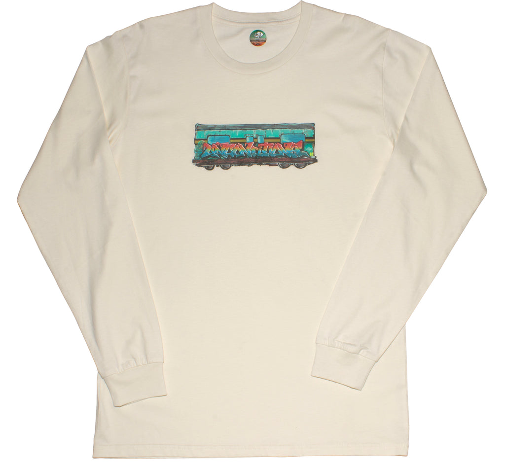 UNCONDITIONAL LE UNC TRAIN L/S TEE - CREAM