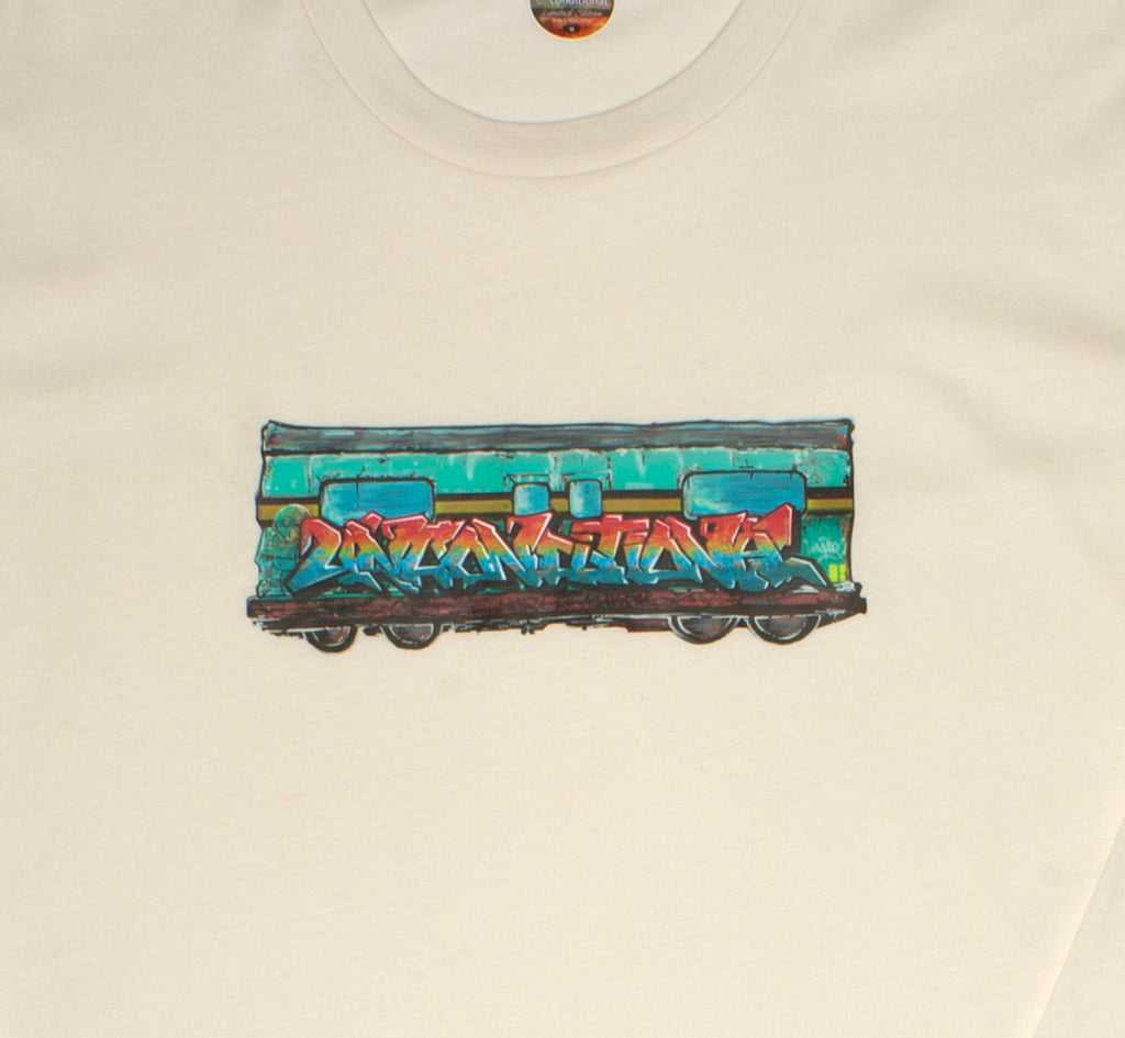 UNCONDITIONAL LE UNC TRAIN L/S TEE - CREAM