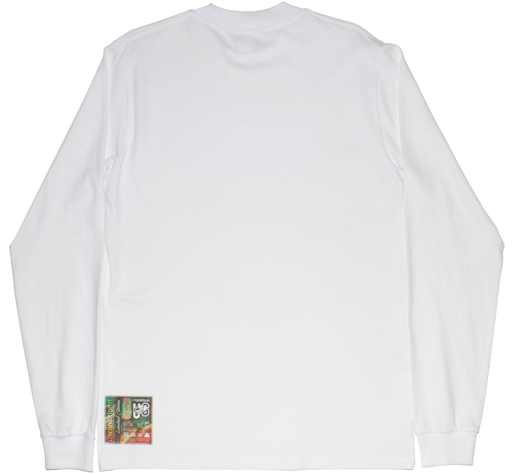 UNCONDITIONAL LE LOVE TRAIN L/S TEE - WHITE