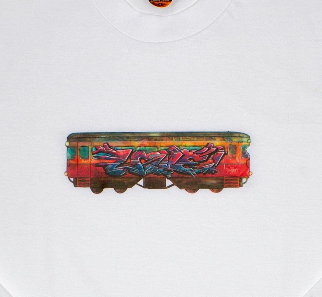 UNCONDITIONAL LE LOVE TRAIN L/S TEE - WHITE