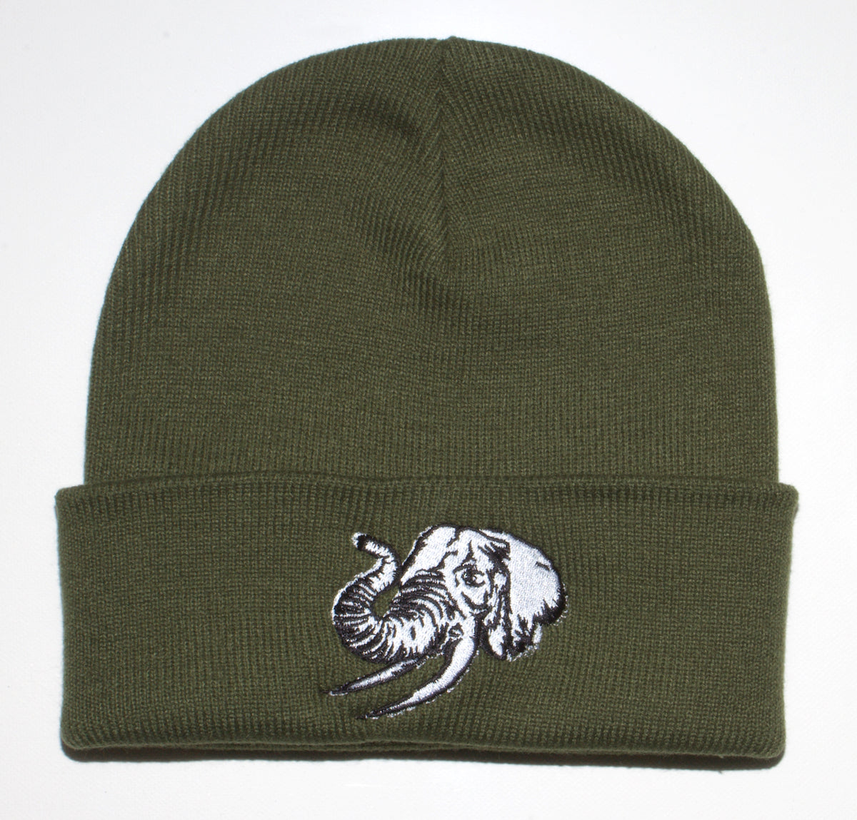 UNCONDITIONAL ELEPHANT IN THE ROOM BEANIE - GREEN