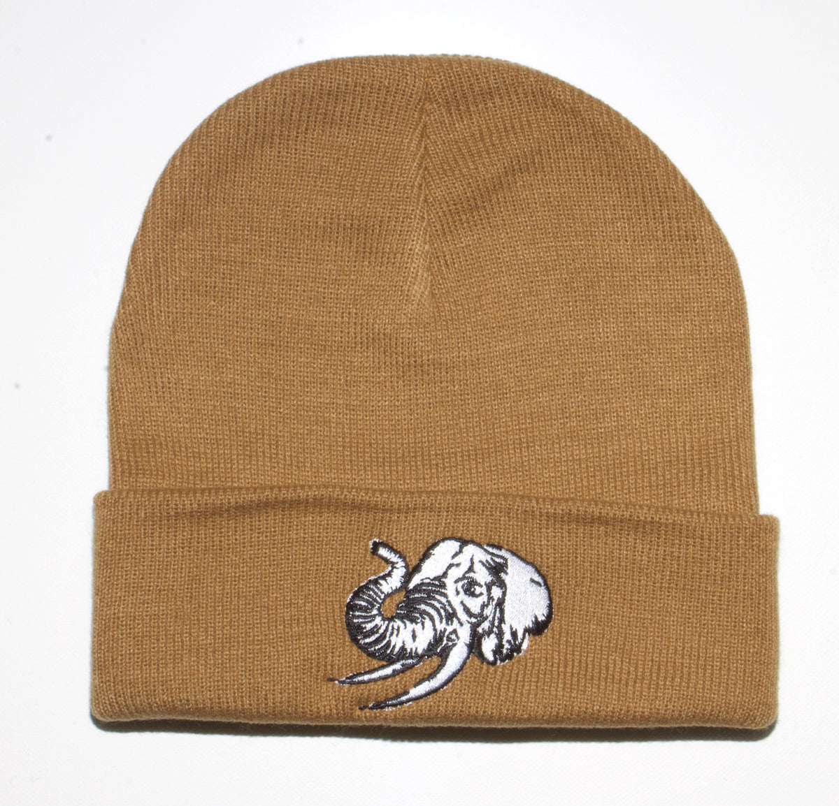 UNCONDITIONAL ELEPHANT IN THE ROOM BEANIE - CARAMEL