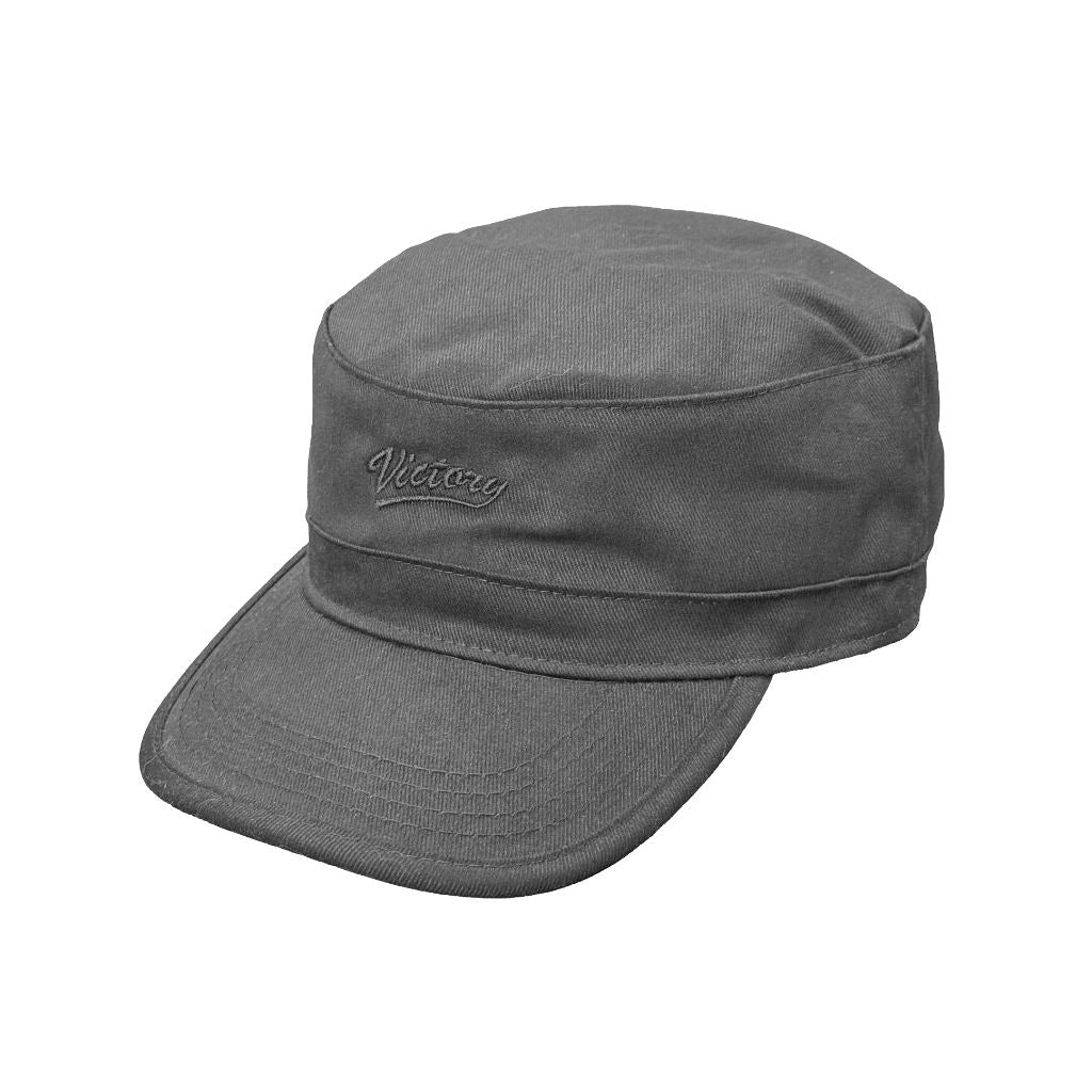 VIC Military Field Cap in Charcoal (Tonal Logo) | Shop VIC Apparel online with Pavement Skate Store with free Aotearoa NZ shipping over $100*!