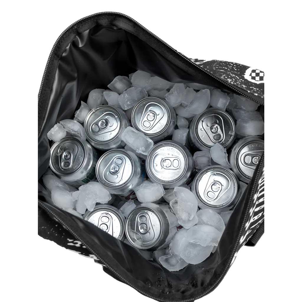 VOLCOM VENTURE 12 CAN COOLER PACK - BLACK/WHITE