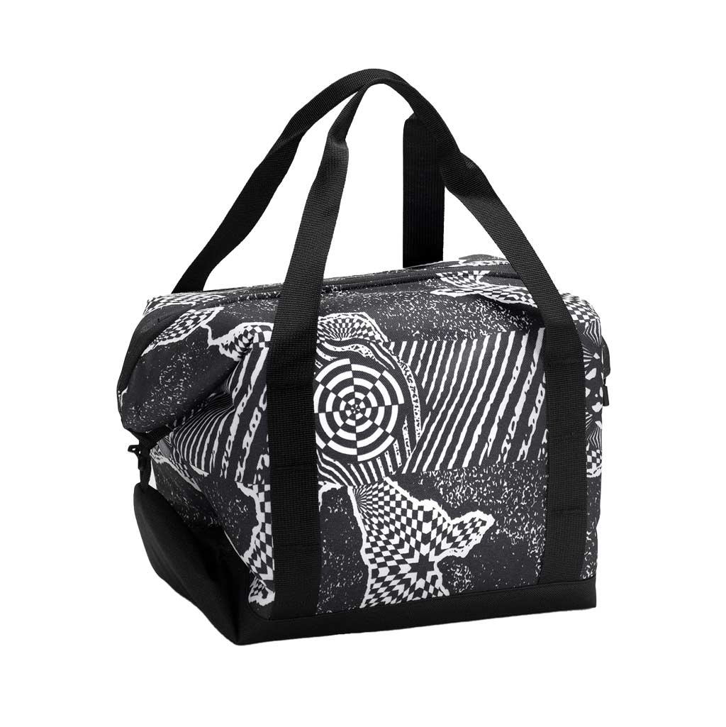 VOLCOM VENTURE 12 CAN COOLER PACK - BLACK/WHITE