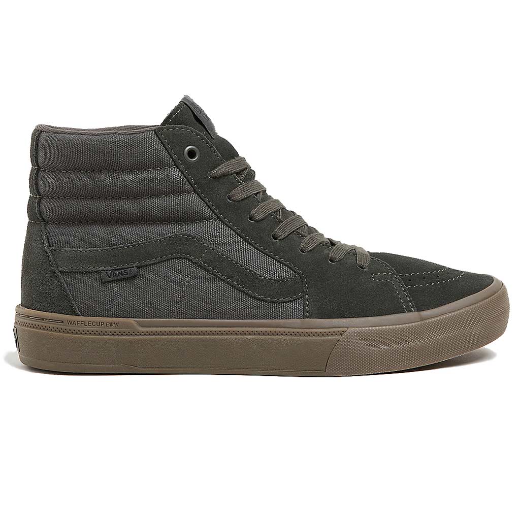 Vans BMX Sk8-Hi - Dark Gray/Gum. Specifically Designed with BMX in mind. Style: VN0005V0BFD. Shop Vans Skate and BMX shoes online with Pavement, Dunedin's independent skate store. Free NZ shipping over $150 - Same day Dunedin delivery - Easy returns.