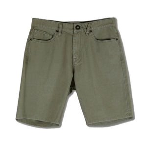 Volcom Solver Lite 5 Pocket Short 19 Shorts - Army Green Combo. 99% Cotton / 1% Elastane left hand Twill. Shop Volcom men's clothing online with Pavement, Dunedin's independent skate store. Free NZ shipping over $150 - Same day Dunedin delivery - Easy returns.