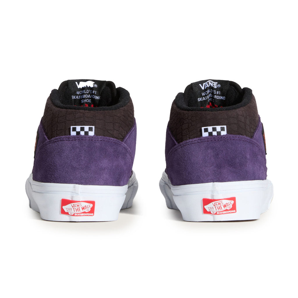 Vans Skate Half Cab Skate Shoes in Croc/Grape | Free Aotearoa NZ shipping over $100* when you shop Vans Skate Shoes online with Pavement Skate Store.
