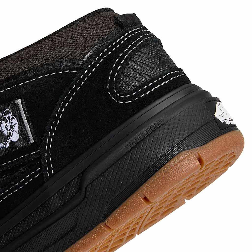 Vans Skate Half Cab Wafflecup in Black/Asphalt | Shop Vans Skate skate shoes online with Pavement Skate Store with free Aotearoa NZ shipping over $100*!