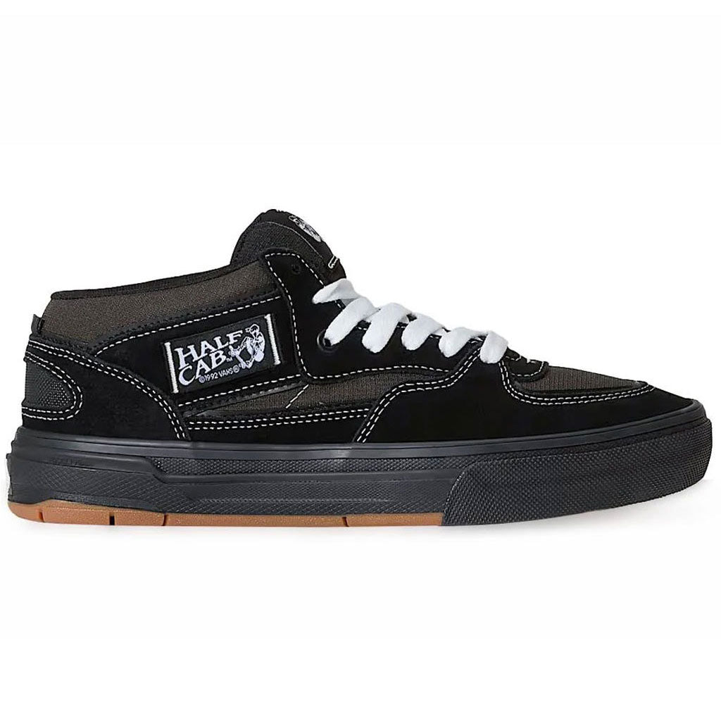 Vans Skate Half Cab Wafflecup in Black/Asphalt | Shop Vans Skate skate shoes online with Pavement Skate Store with free Aotearoa NZ shipping over $100*!